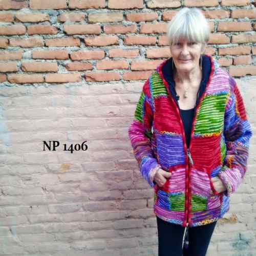 Stickad jacka från Nepal - Produktnr: NP1406